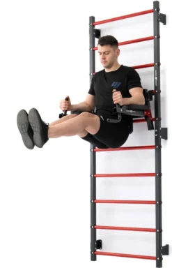 Marbo Sport Set MHU1 | Sprossenwand Zur Wandmontage 230 X 81 Cm MH-U204 + Multifunktionelle Klimmzugstange Für Die Wandmontage (2in1) MH-U205 -Bestintex Geschaft 6cadc28f3e5bc2a7fcb246ca7246e85f