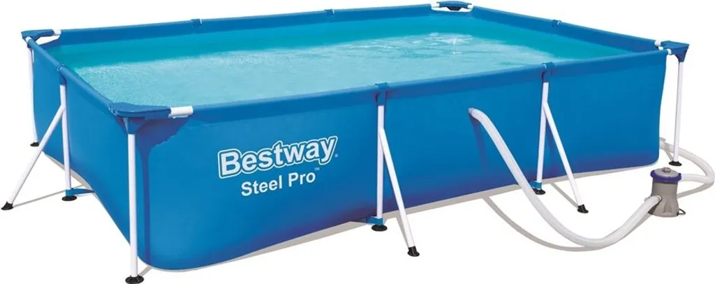 BESTWAY 56411 Steel Pro Frame Swimmingpool Filterpumpe Rechteckig 300x201x66cm 8 BESTWAY 56411 Steel Pro Frame Swimmingpool Filterpumpe Rechteckig 300x201x66cm – Bild 6