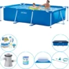 Intex Frame Pool Rechteckig 260x160x65 Cm - Pool Combi Deal 2 Intex Frame Pool Rechteckig 260x160x65 Cm - Pool Combi Deal -Bestintex Geschaft 6fc4df8c93a2f6305e494d171ae88353