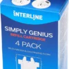 Simply Genius 4er-Pack Nachfüllpatronen Für Chlordosierer Des Poolwassers; Geeignet Für Empfindliche Haut -Bestintex Geschaft 701b8fa8f5c6f74b9d0c389363748dca