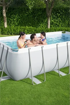 Bestway Power Steel™ Frame Pool Komplett-Set, Eckig, 412x201x122cm, 56457 -Bestintex Geschaft 70767a42d323f2a95ef3dcbf3b14e60e