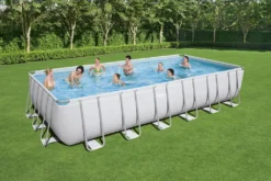 Bestway Power Steel™ Frame Pool Komplett-Set, Eckig, Mit Sandfilteranlage, Sicherheitsleiter & Abdeckplane 732 X 366 X 132 Cm 32 Bestway Power Steel™ Frame Pool Komplett-Set, Eckig, Mit Sandfilteranlage, Sicherheitsleiter & Abdeckplane 732 X 366 X 132 Cm -Bestintex Geschaft 716011ee66e5a7b80dcc2a416254316d