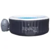 Bestway Whirlpool Lay-Z-Spa Miami | 4 Personen | 81 Massageluftdüsen | Automatisch Aufblasbar | 180x66 Cm | Schwarz/türkis | Abdeckung | Indoor Outdoor -Bestintex Geschaft 73e3ce5fe26aa57727d011dec874d61f