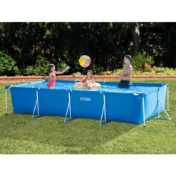 INTEX Frame Pool - Set Family 450 X 220 X 84 Cm, Farbe: Blau; 128273NP -Bestintex Geschaft 7495d25643aa489eae7edd2e3f654358