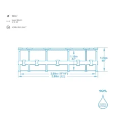 Bestway Steel Pro MAX Pool Rund Ø 366 X 122 Cm -Bestintex Geschaft 78bb67c83c39513afb8adde3880cd3b4