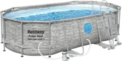 BESTWAY 56714 Power Steel Vista Pool Swimmingpool Rattan + Zubehör 427x250x100cm -Bestintex Geschaft 79d30f17b239dda6b0bcb262a9779013