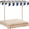 Outsunny Sandkasten Sandkiste Aus Holz Für Garten Sandkasten Mit Dach Felix Kindersandkasten Mit Dach Abnehmbar Rücklehnen Verstellbar Tannenholz 3-7 Jahren 106 X 106 X 121 Cm Natur -Bestintex Geschaft 7a8b0ca7b7c3b7f1b56df33c3a51c407
