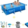 Bestway Pool - Steel Pro - 259 X 170 X 61 Cm - Inklusive WAYS Wartungspaket, Filterpumpe & Bodenplane -Bestintex Geschaft 7b5f731f9902af1dffb85578a36608e1