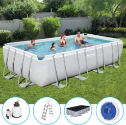 Bestway Power Steel Swimmingpool-Set Rechteckig 549x274x122 Cm -Bestintex Geschaft 7b816046294051118aa4a325111f3893
