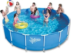 METAL FRAME SWING POOLS 3,66m X 0,84m -Bestintex Geschaft 7ba6606595c4bae8077382719e5c4d15