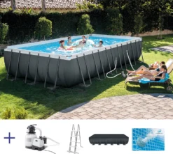 Intex Ultra XTR Frame Pool 732 X 366 X 132 Cm Sandfilter Leiter 26364GN -Bestintex Geschaft 7c34290cb53b42c369d89996016445b4