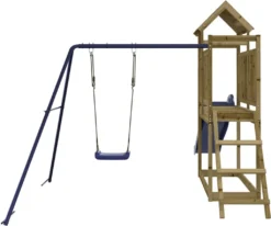 VidaXL Spielturm Mit Rutsche Und Schaukel Imprägniertes Kiefernholz -Bestintex Geschaft 7c9eea3d8602df9edcc2ed4ca34ddd2f