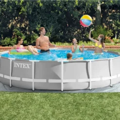INTEX 26720GN PrismFramePool-Set Inkl.Pumpe, Leiter Und Planen 427x107cm -Bestintex Geschaft 7d094f26a5861cf73b25fc320b9bbb33