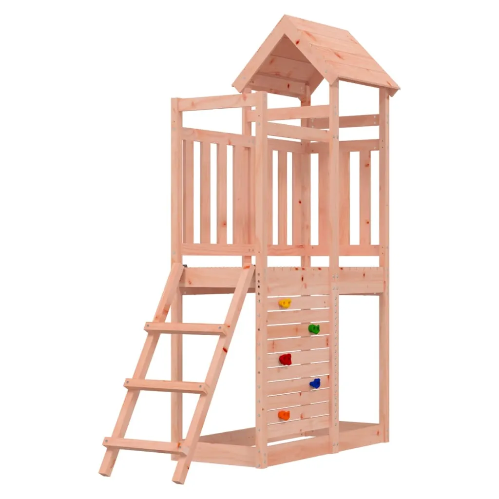 VidaXL Spielturm Mit Leiter Kletterwand Massivholz Douglasie 3 VidaXL Spielturm Mit Leiter Kletterwand Massivholz Douglasie