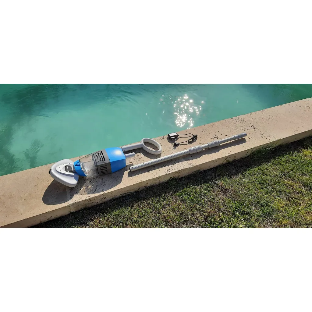 Orca 020H Elektrischer Akku Pool Bodensauger Mit Handgriff Und Stange 9 Orca 020H Elektrischer Akku Pool Bodensauger Mit Handgriff Und Stange – Bild 7