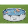 Bestway® Steel Pro MAX™ Frame Pool Ohne Pumpe Ø 305 X 76 Cm, Lichtgrau, Rund