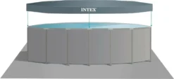 Intex Anbau-Pool Metal Frame Mit Zubehör Ø457 X 122 Cm Blau -Bestintex Geschaft 7f8ee9313cc6deeca9225dada397ae6d