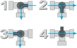 Intex Bypass-Set Für 38mm Schwimmbadschlauch 3-Wege-Ventil, T-Stück, Schlauchtüllen, Schlauchklemmen Teflonband -Bestintex Geschaft 8098bb6f828c2ae5896c002f625f653b