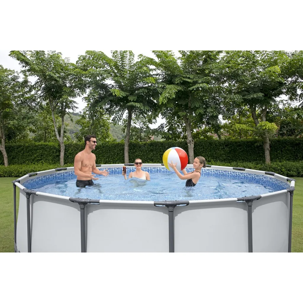 Bestway Steel Pro Max™ Frame Pool Komplett-Set, Rund, 427x107cm, 56950 16 Bestway Steel Pro Max™ Frame Pool Komplett-Set, Rund, 427x107cm, 56950 – Bild 14