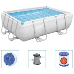 Bestway Power Steel Swimmingpool-Set Rechteckig 282×196×84 Cm 56629 -Bestintex Geschaft 82d080f9993ad2767fe5c14cb263d1ab