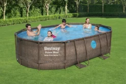 Bestway Power Steel™ Frame Pool Komplett-Set, Oval, 488x305x107cm, 56946 -Bestintex Geschaft 83f1f817768d29afb1682e7a3579f760