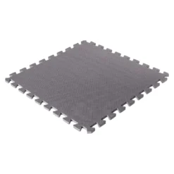 SUMMER FUN Bodenschutzmatten, Grau, 500x500x8mm (8 Stück Im Set = 2qm)
