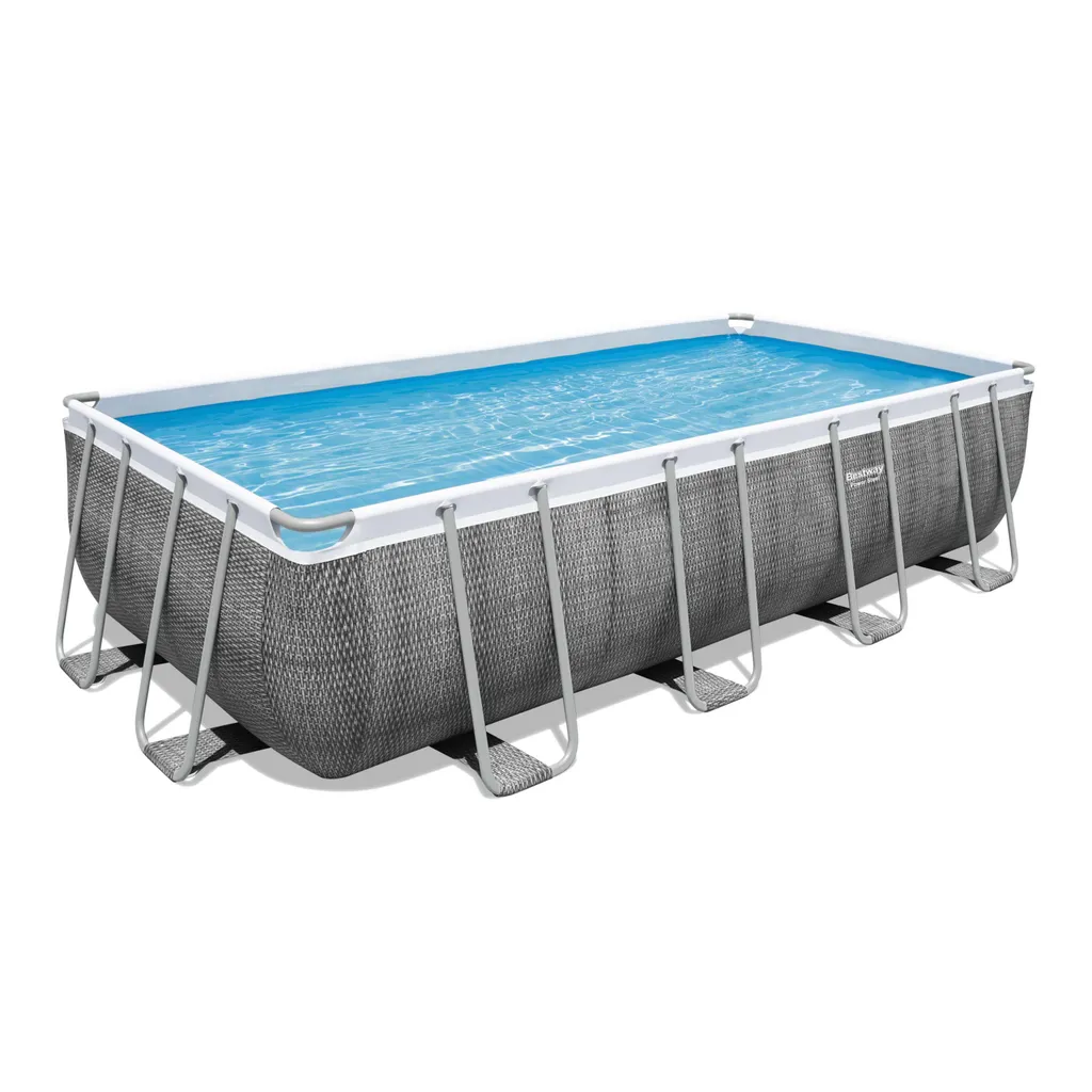 Bestway Power Steel™ Frame Pool Komplett-Set, Eckig, Mit Filterpumpe, Sicherheitsleiter & Abdeckplane 549 X 274 X 122 Cm, Schwimmbecken, Schwimmen, Pools 12 Bestway Power Steel™ Frame Pool Komplett-Set, Eckig, Mit Filterpumpe, Sicherheitsleiter & Abdeckplane 549 X 274 X 122 Cm, Schwimmbecken, Schwimmen, Pools – Bild 10