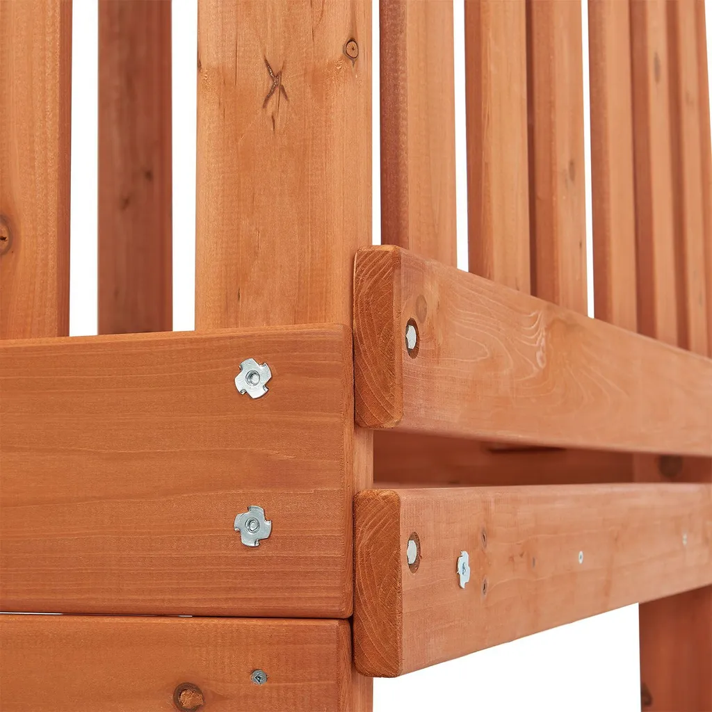 Juskys Spielturm Yannis – Klettergerüst Für Kinder Mit Rutsche, Schaukeln, Kletterwand & Zubehör – Kletterturm Für Outdoor Aus Holz Ab 3 Jahren 21 Juskys Spielturm Yannis – Klettergerüst Für Kinder Mit Rutsche, Schaukeln, Kletterwand & Zubehör – Kletterturm Für Outdoor Aus Holz Ab 3 Jahren – Bild 19