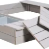 Roba Sandkasten Outdoor+ Mit 2 Spielwannen, Holzsandkasten Aus Wetterfestem Massivholz, Grau Lasiert 1 Roba Sandkasten Outdoor+ Mit 2 Spielwannen, Holzsandkasten Aus Wetterfestem Massivholz, Grau Lasiert -Bestintex Geschaft 885f417e8ce151e12937d01eee7426db