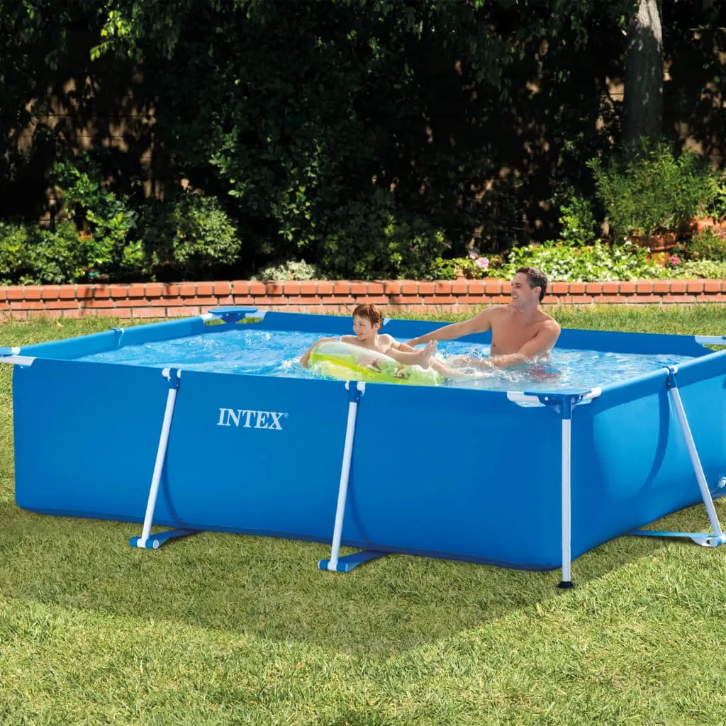 Intex Familienpool 300x200x75cm, Blau, Fassungsvermögen: 3.843 Liter Bei 90% 7 Intex Familienpool 300x200x75cm, Blau, Fassungsvermögen: 3.843 Liter Bei 90% – Bild 5