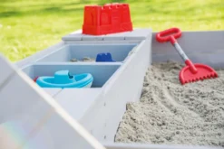 Roba Sandkasten Outdoor+ Mit 2 Spielwannen, Holzsandkasten Aus Wetterfestem Massivholz, Grau Lasiert -Bestintex Geschaft 8a81225933d766842fc65a2b453451fd
