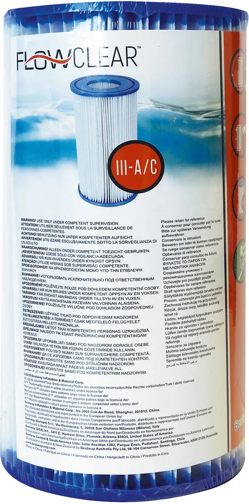 Bestway Filterkartusche Gr.III Ø10,6 Cm X H20,3 Cm, 58012 17 Bestway Filterkartusche Gr.III Ø10,6 Cm X H20,3 Cm, 58012 – Bild 15