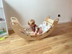 NeedSleep® Kletterbogen Klettergerüst Kinder Montessori, Bogen Leo, Ungeölt -Bestintex Geschaft 8ccacd1eed78d7bf4e6e74e90e00f79a