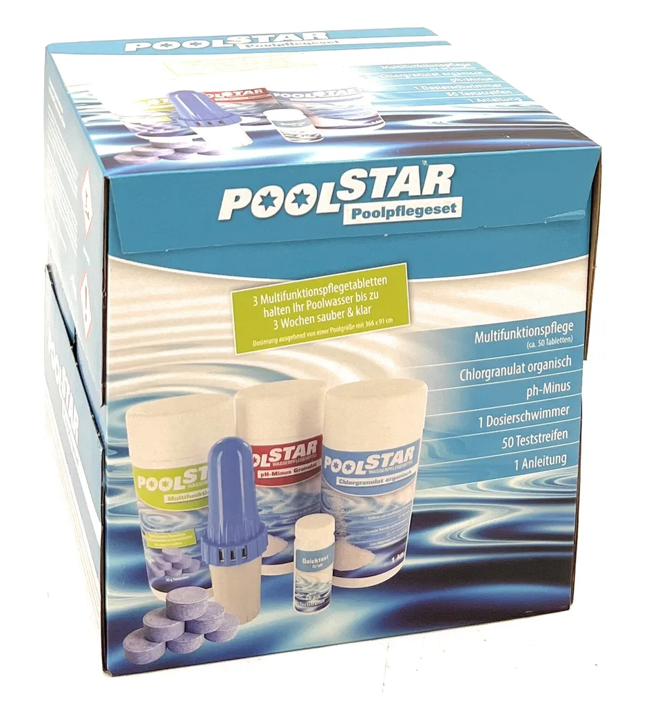 Poolstar Poolpflegeset 3,5 Kg 7 Poolstar Poolpflegeset 3,5 Kg – Bild 5