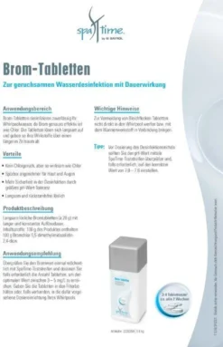 Spatime Brom Tabletten 20g 0,8kg -Bestintex Geschaft 8d8a6190dd0e5753c30aa1a9a34e76d0