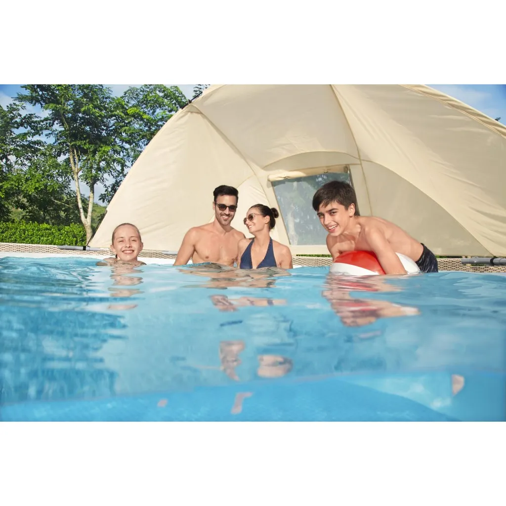 Bestway Power Steel™ Frame Pool Komplett-Set, Rund, 396x107cm, 5614V 17 Bestway Power Steel™ Frame Pool Komplett-Set, Rund, 396x107cm, 5614V – Bild 15