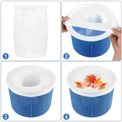 20 Stück Pool Skimmer Filter Socken Net Körbe Skimmer Skimmerkorb Schwimmbad Skimmer Wegwerf Feinfilter Poolzubehör Weiß -Bestintex Geschaft 8f2f48d158ad361c2c585d597de69e2d