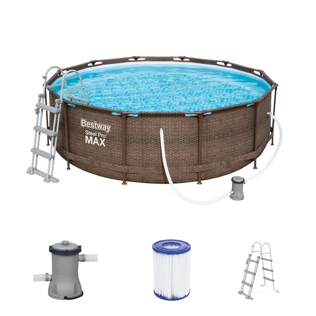 Bestway Swimmingpool-Set Steel Pro Max Rahmen 366 X 100 Cm 19 Bestway Swimmingpool-Set Steel Pro Max Rahmen 366 X 100 Cm – Bild 18