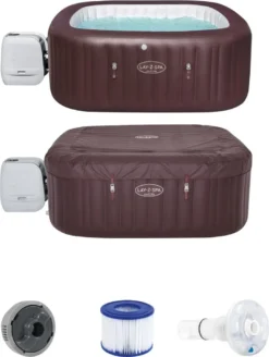 Bestway LAY-Z-SPA® Whirlpool Maldives HydroJet Pro™, Eckig, 201x201x80cm, 60033 -Bestintex Geschaft 91de26e87d04e4fab9ca8fefb89a5a59