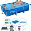 Bestway Steel Pro 259x170x61 Cm Rechteckig - Schwimmbadpaket -Bestintex Geschaft 91eb0a4d3f47d97a4f475b4eb8fbf5cf