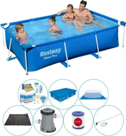 Bestway Steel Pro 259x170x61 Cm Rechteckig - Schwimmbadpaket