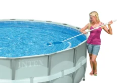 Steinbach 128003 Reinigungsset Deluxe Mit Alu-Teleskopstange L=279 Cm, Kescher, Beckenbürste, Bodensauger Inkl. Schlauch L=750 Cm -Bestintex Geschaft 931cc94195f08075f44d68440153ff74