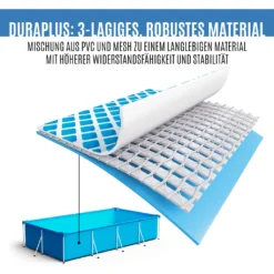 Bestway Steel Pro Framepool 400 X 211 Cm Mit Reinigungset (bundle) - Stahlrahmen Schwimmbecken Mit 7-teilige Pflegeset - Blau -Bestintex Geschaft 938760bf98a2d6d9b2292c6a1d956d90