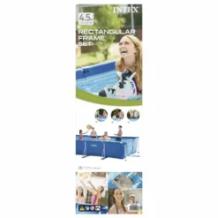 INTEX Frame Pool - Set Family 450 X 220 X 84 Cm, Farbe: Blau; 128273NP -Bestintex Geschaft 93cd0aea51954d6e3c1c110c5f7704cc