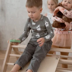 Ette Tete Sipitri Klettergerüst Aus Holz Mit Rutsche | Indoor Montessori Kletterdreieck Mit Rampe Für Kinder | Modifizierbar Mit 3 Teilen -Bestintex Geschaft 948dcabb563ce88b3269f5b39a0f8d4e