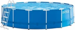Intex Anbau-Pool Metal Frame Mit Zubehör Ø457 X 122 Cm Blau -Bestintex Geschaft 94ce922c93779efb77db33e4be0a4365