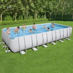 Bestway Power Steel™ Frame Pool Komplett-Set, Eckig, Mit Sandfilteranlage, Sicherheitsleiter & Abdeckplane 732 X 366 X 132 Cm 24 Bestway Power Steel™ Frame Pool Komplett-Set, Eckig, Mit Sandfilteranlage, Sicherheitsleiter & Abdeckplane 732 X 366 X 132 Cm -Bestintex Geschaft 9548ff2fe025275a1a6b3a702545db0b