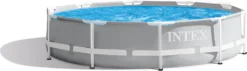 Intex PrismFrame, 4485 L, Gerahmter Pool, Erwachsener & Kind, Grau, 20,1 Kg