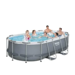 Bestway 56620 Power Steel Oval Oberirdischer Pool 427x250x100cmHöhe (cm): 100, Breite (cm): 427, Zusammensetzung: PVC, Länge (cm): 250, Gestalten: Oval, Maße: 4 - 4,99 M, Filterpumpe: 58383 34 Bestway 56620 Power Steel Oval Oberirdischer Pool 427x250x100cmHöhe (cm): 100, Breite (cm): 427, Zusammensetzung: PVC, Länge (cm): 250, Gestalten: Oval, Maße: 4 - 4,99 M, Filterpumpe: 58383 -Bestintex Geschaft 96a451bb2de7efb0a330bd9a4fe2c3a6