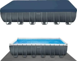 Intex Ultra XTR Frame Pool 732 X 366 X 132 Cm Sandfilter Leiter 26364GN -Bestintex Geschaft 96a91aa93f2b59d721f41197294c11ed
